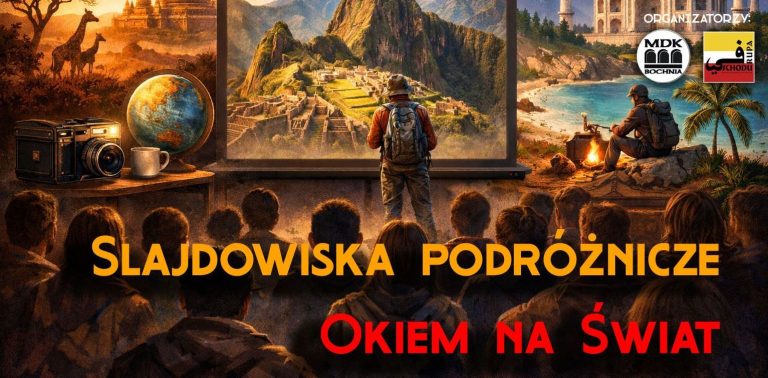 baner dotyczący spotkań z cyklu okiem na świat
